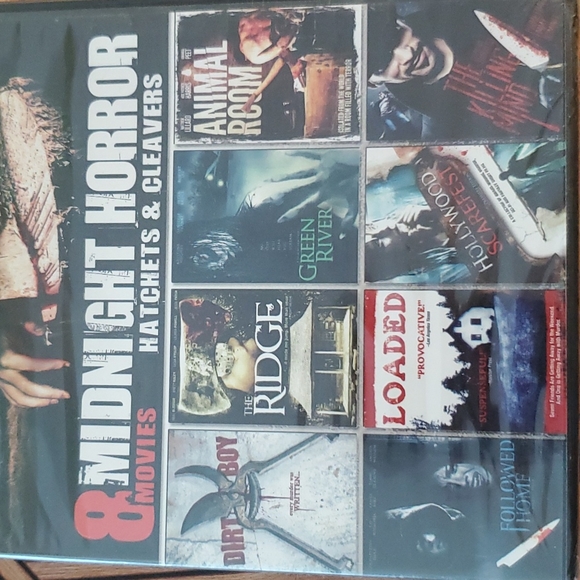 2 dvds•8 horror fil.s each•MIDNIGHT HORROR & MASTERS OF TERROR•NIP - Picture 2 of 16